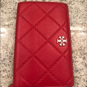 Tory Burch Georgia Slim Leather Wallet